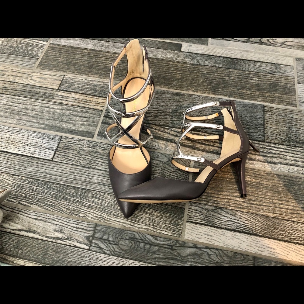 Nine West cage heels 7